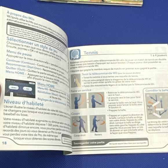 Nintendo Wii Game Wii Sports (Nintendo Wii, 2006) With Disc Sleeve & Manual READ - Picture 9 of 13